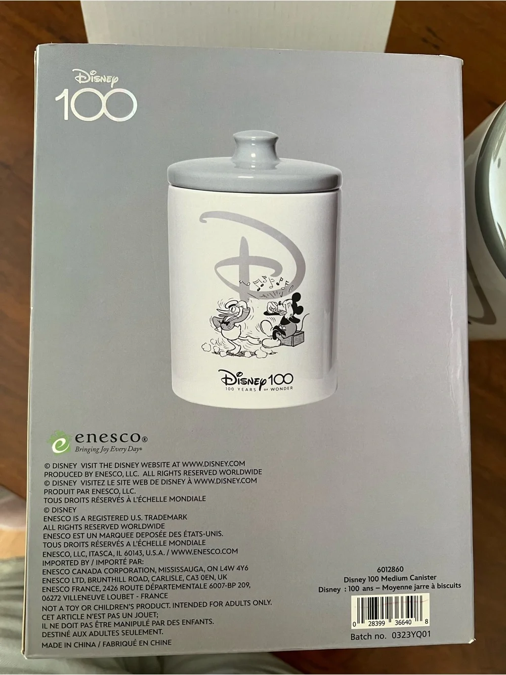 Disney 100 Canister - Medium Ceramic 6012860